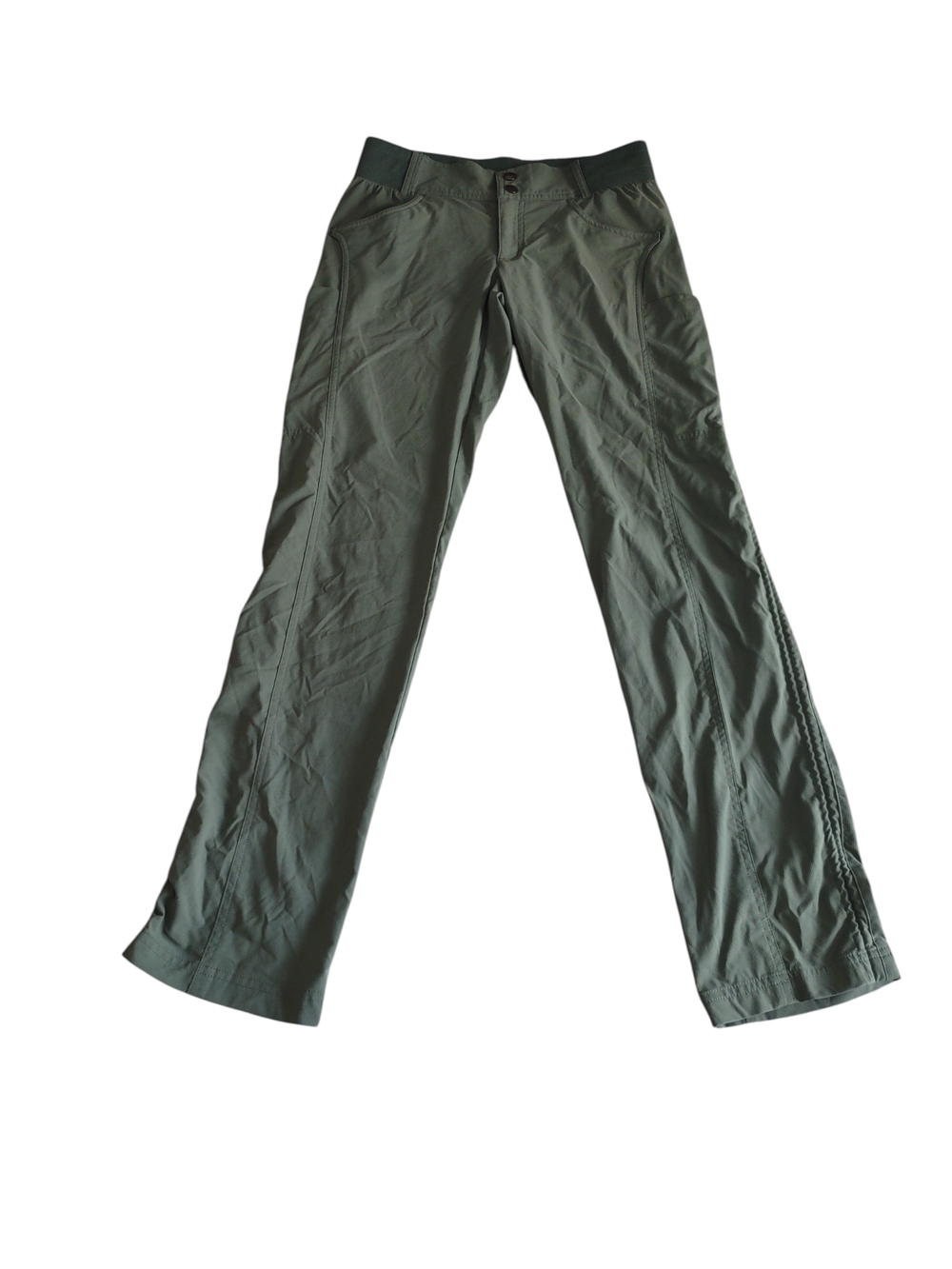 Title Nine Recycled Clamber 2.0 Hiking Pants Green Womens Size 2